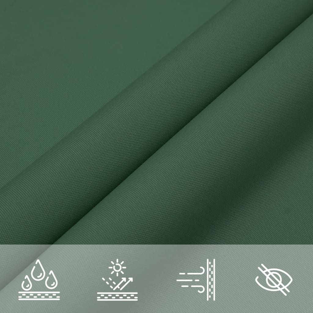 Sunshade Sail Oxford Fabric Triangular 3x4x4 m Dark Green