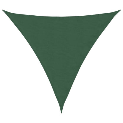 Sunshade Sail Oxford Fabric Triangular 4x4x4 m Dark Green