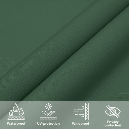 Sunshade Sail Oxford Fabric Triangular 4x4x4 m Dark Green