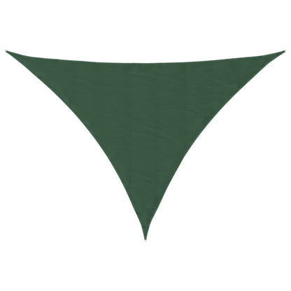Sunshade Sail Oxford Fabric Triangular 4x4x5.8 m Dark Green
