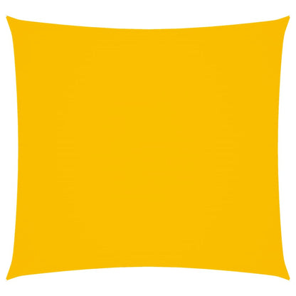 Sunshade Sail Oxford Fabric Square 6x6 m Yellow