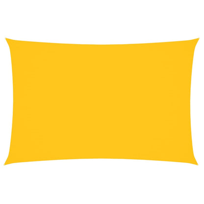 Sunshade Sail Oxford Fabric Rectangular 2x4 m Yellow