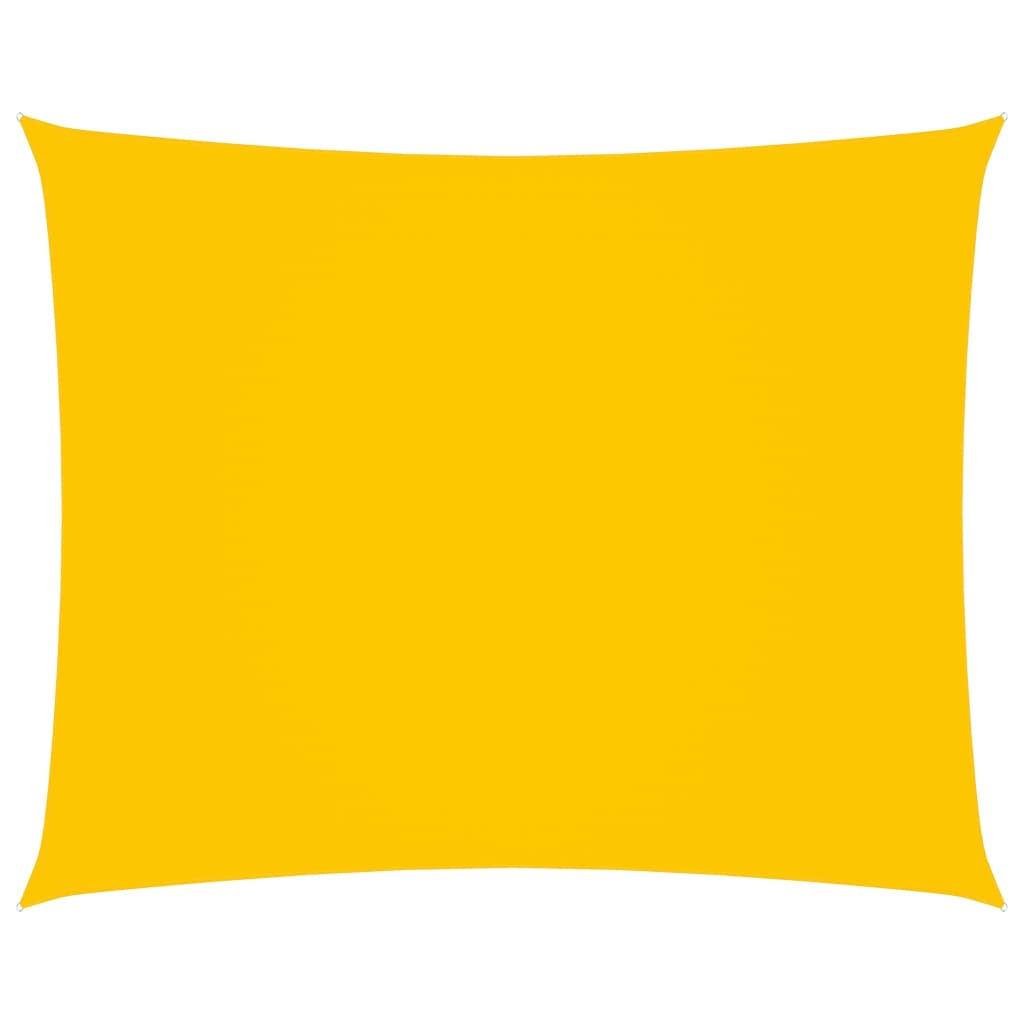 Sunshade Sail Oxford Fabric Rectangular 3x4 m Yellow
