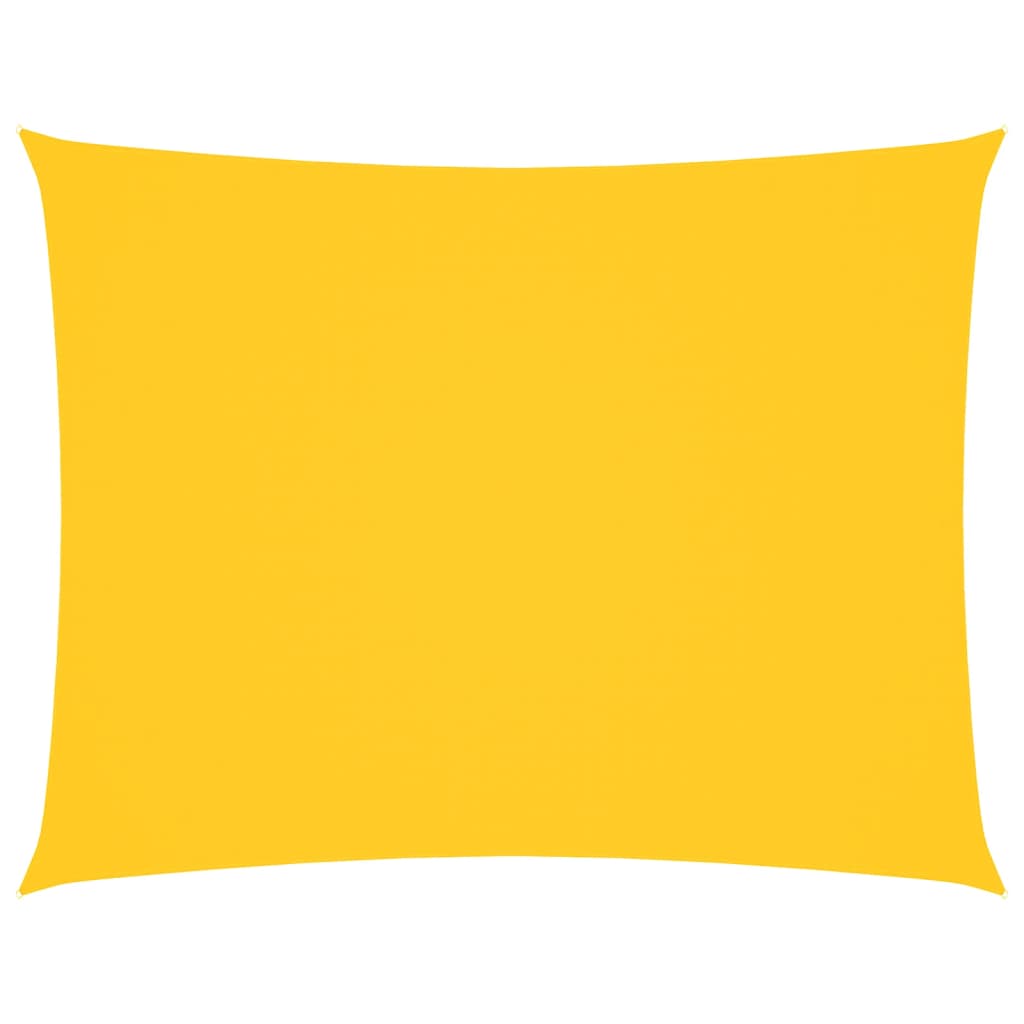Sunshade Sail Oxford Fabric Rectangular 3x4.5 m Yellow
