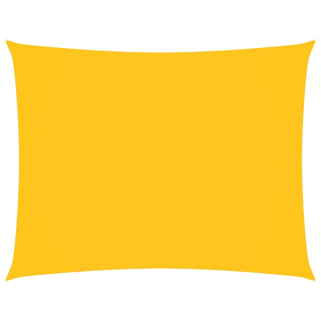 Sunshade Sail Oxford Fabric Rectangular 4x6 m Yellow