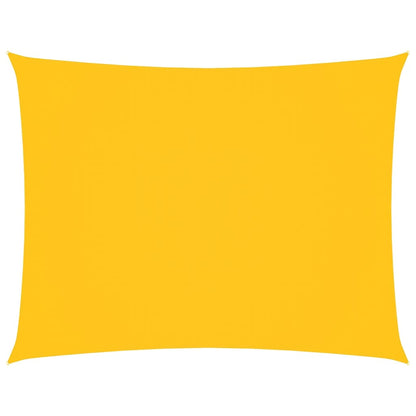 Sunshade Sail Oxford Fabric Rectangular 4x6 m Yellow
