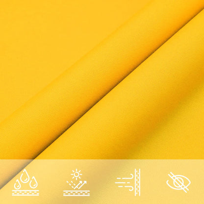 Sunshade Sail Oxford Fabric Rectangular 4x6 m Yellow