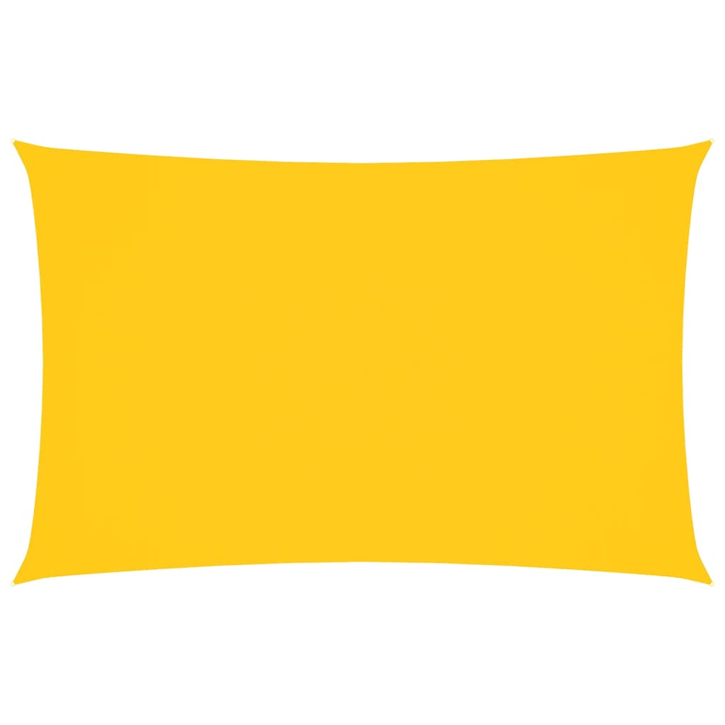 Sunshade Sail Oxford Fabric Rectangular 4x7 m Yellow
