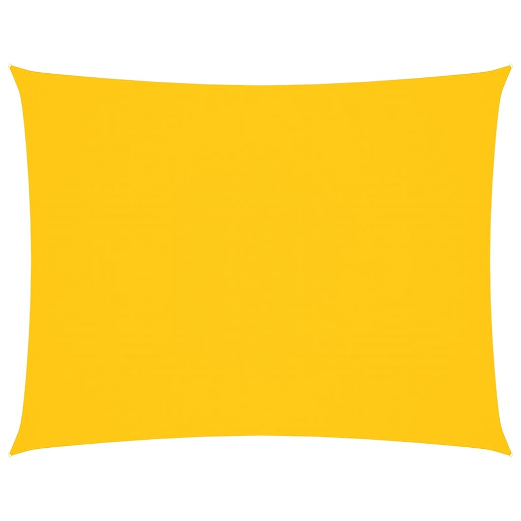 Sunshade Sail Oxford Fabric Rectangular 6x7 m Yellow