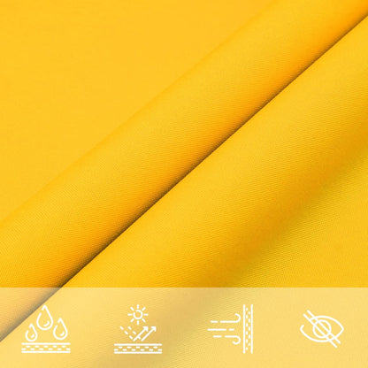 Sunshade Sail Oxford Fabric Rectangular 6x7 m Yellow