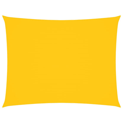 Sunshade Sail Oxford Fabric Rectangular 6x8 m Yellow