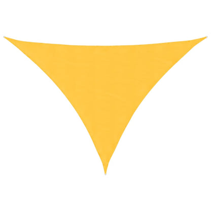 Sunshade Sail Oxford Fabric Triangular 3x4x5 m Yellow