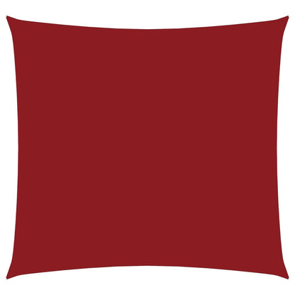 Sunshade Sail Oxford Fabric Square 3x3 m Red