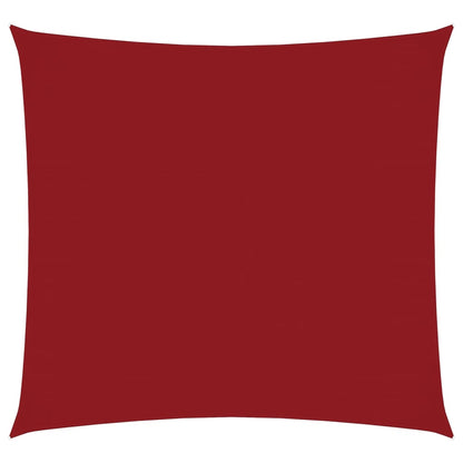 Sunshade Sail Oxford Fabric Square 4x4 m Red