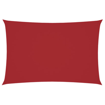 Sunshade Sail Oxford Fabric Rectangular 2x4 m Red