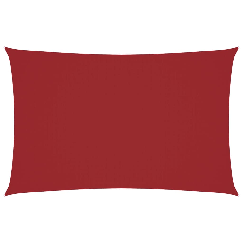 Sunshade Sail Oxford Fabric Rectangular 2.5x5 m Red
