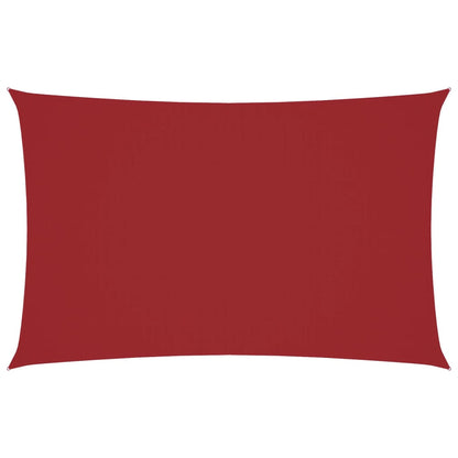 Sunshade Sail Oxford Fabric Rectangular 2.5x5 m Red