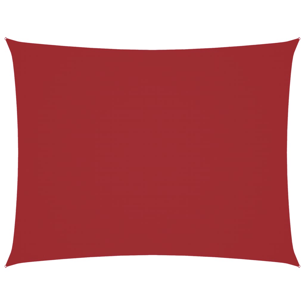 Sunshade Sail Oxford Fabric Rectangular 3x4 m Red