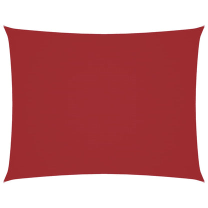 Sunshade Sail Oxford Fabric Rectangular 3x4 m Red