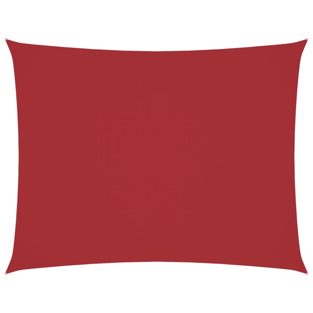 Sunshade Sail Oxford Fabric Rectangular 3x4.5 m Red