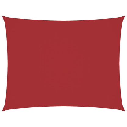 Sunshade Sail Oxford Fabric Rectangular 3x4.5 m Red