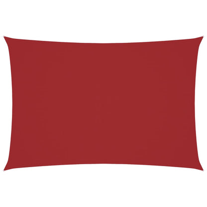 Sunshade Sail Oxford Fabric Rectangular 3x5 m Red