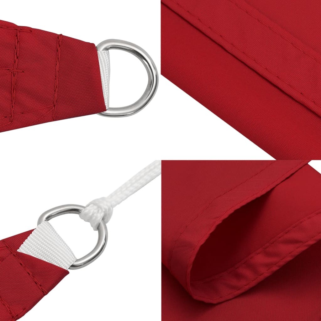 Sunshade Sail Oxford Fabric Rectangular 3.5x5 m Red