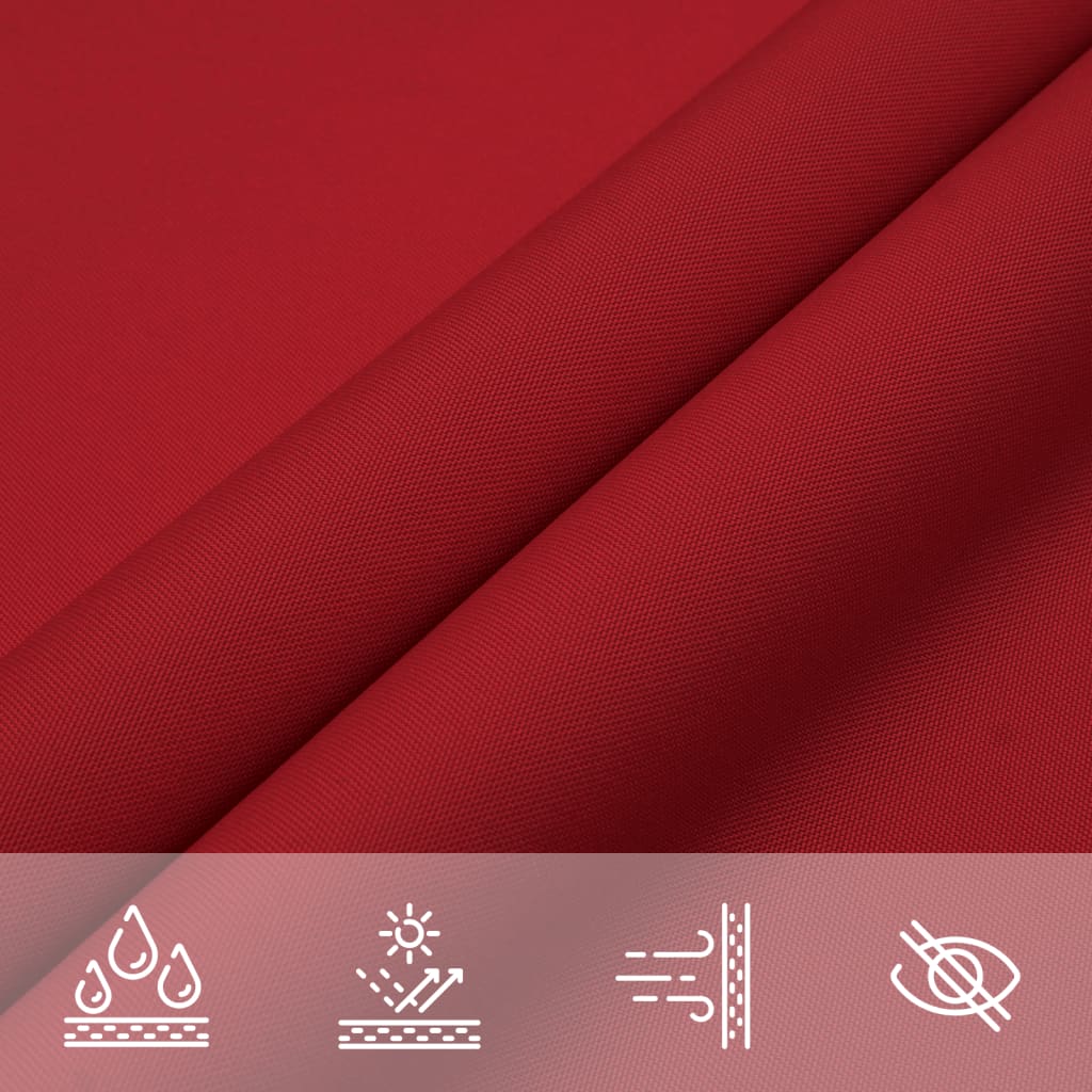 Sunshade Sail Oxford Fabric Rectangular 3.5x5 m Red