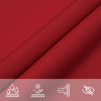 Sunshade Sail Oxford Fabric Rectangular 3.5x5 m Red
