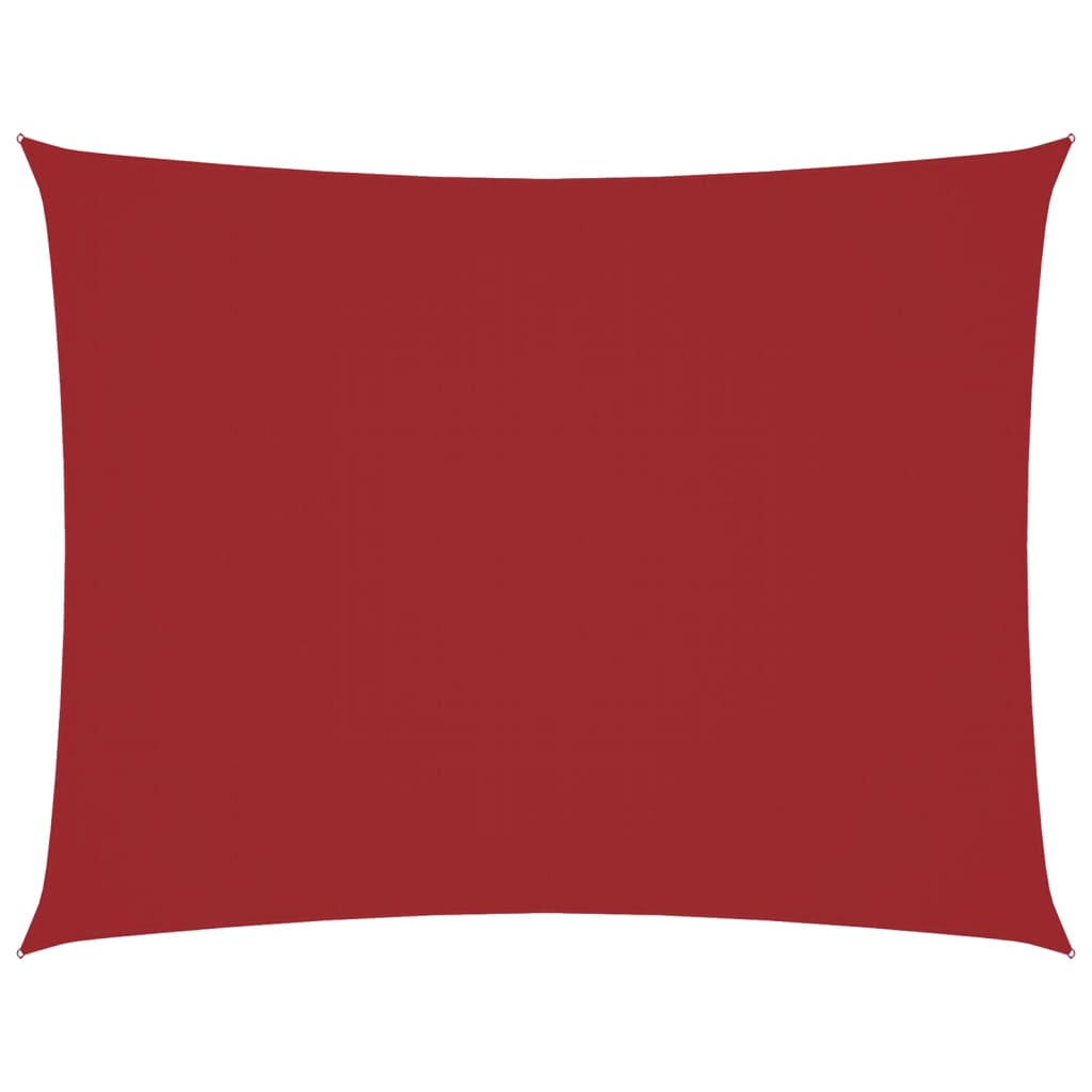 Sunshade Sail Oxford Fabric Rectangular 4x5 m Red