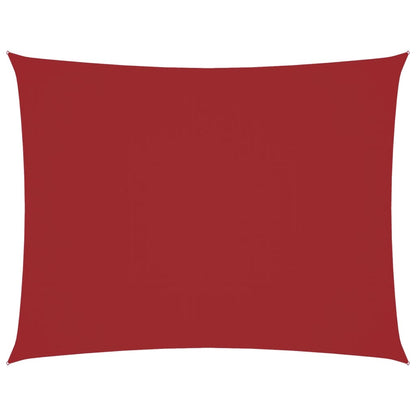 Sunshade Sail Oxford Fabric Rectangular 4x5 m Red