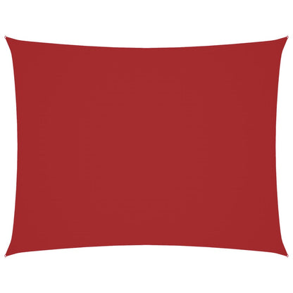 Sunshade Sail Oxford Fabric Rectangular 4x6 m Red