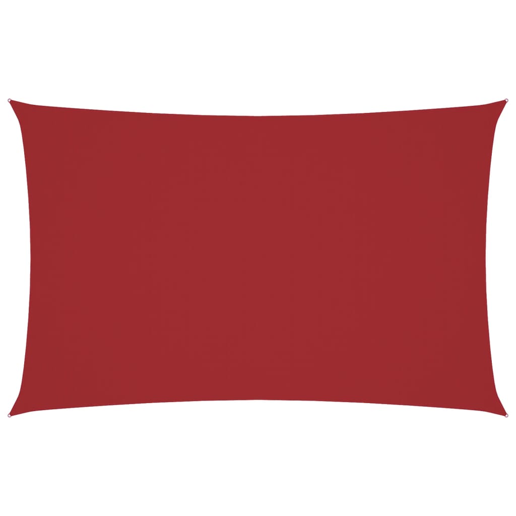 Sunshade Sail Oxford Fabric Rectangular 4x7 m Red