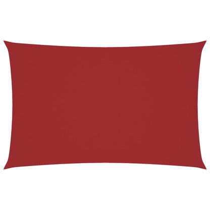 Sunshade Sail Oxford Fabric Rectangular 4x7 m Red