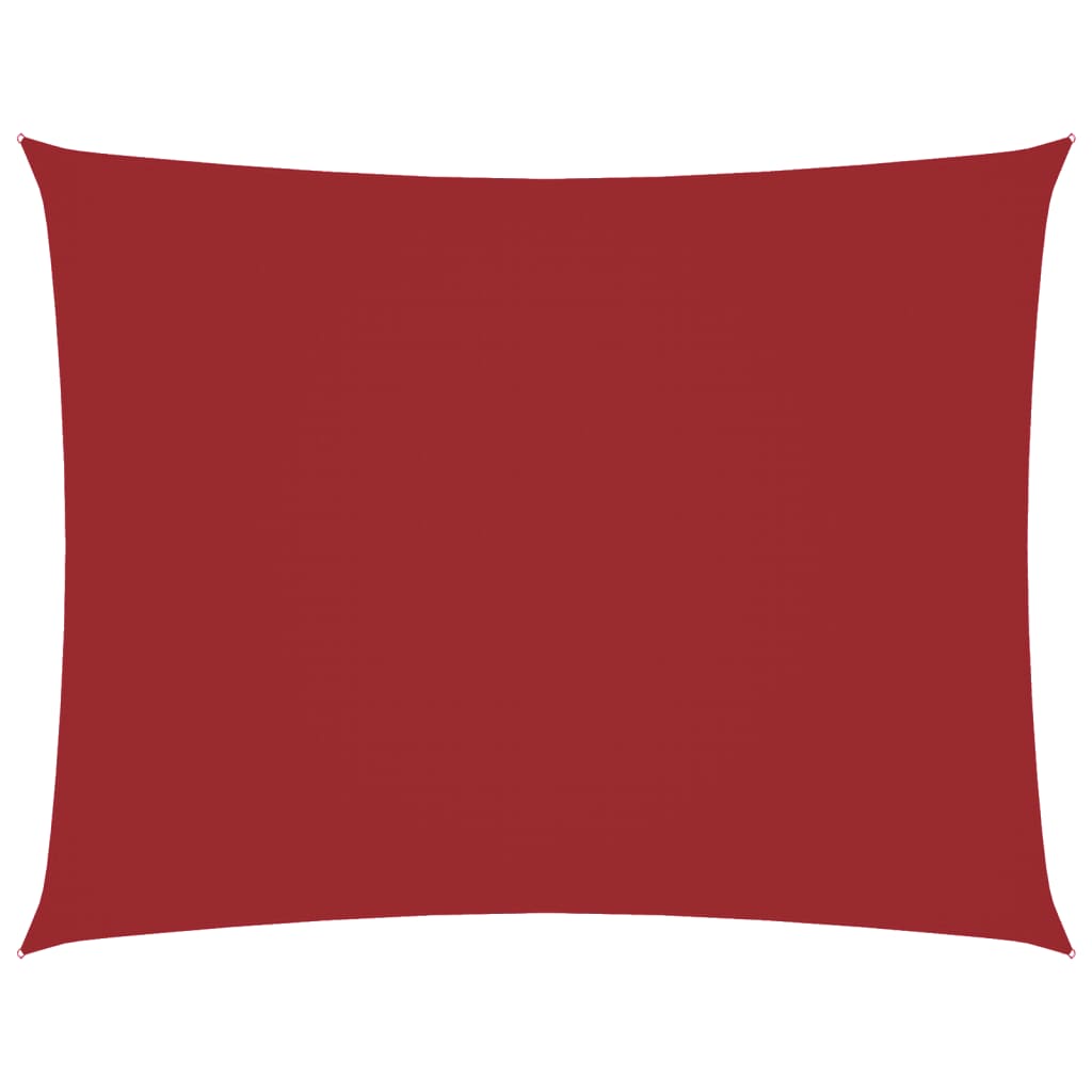 Sunshade Sail Oxford Fabric Rectangular 5x6 m Red
