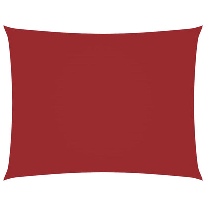 Sunshade Sail Oxford Fabric Rectangular 5x6 m Red