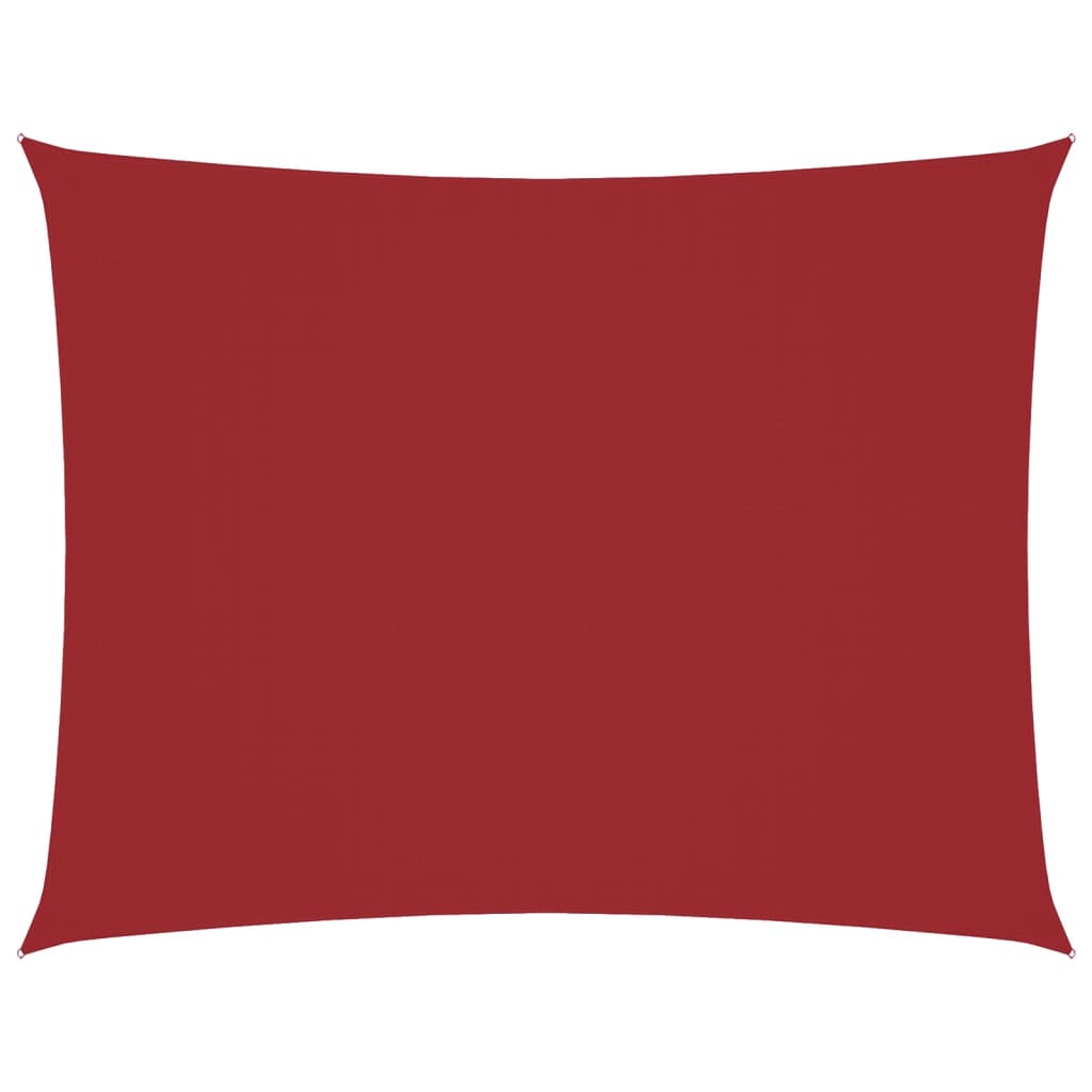 Sunshade Sail Oxford Fabric Rectangular 5x7 m Red