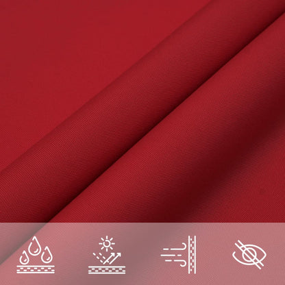 Sunshade Sail Oxford Fabric Rectangular 5x7 m Red