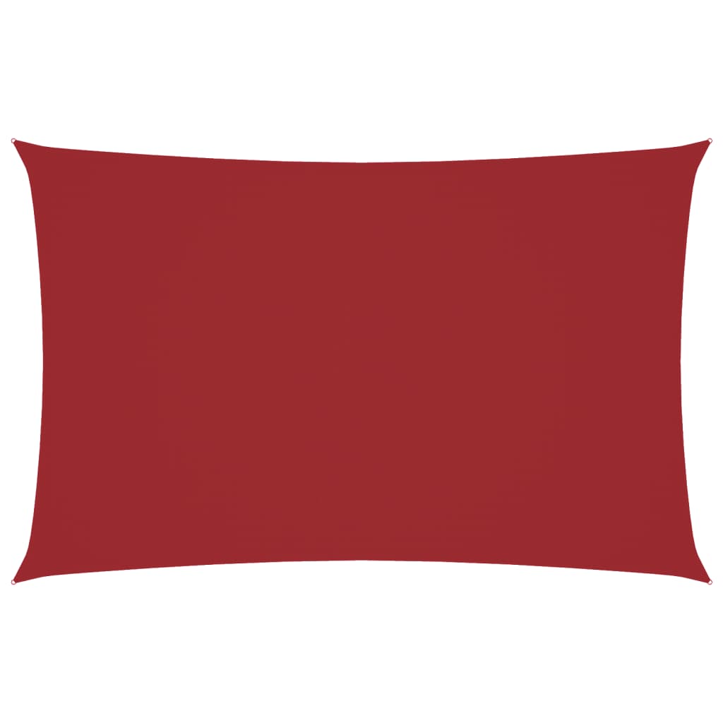 Sunshade Sail Oxford Fabric Rectangular 5x8 m Red