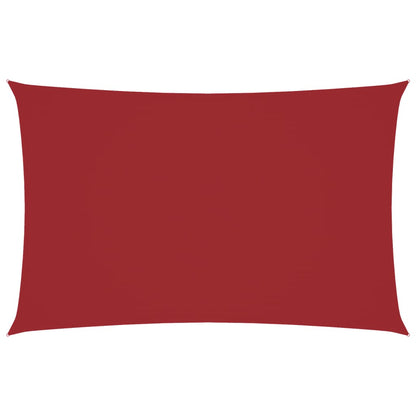 Sunshade Sail Oxford Fabric Rectangular 5x8 m Red