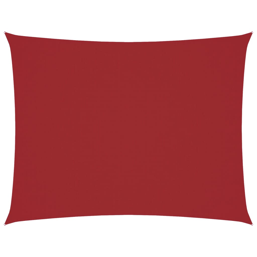 Sunshade Sail Oxford Fabric Rectangular 6x7 m Red