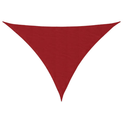 Sunshade Sail Oxford Fabric Triangular 3x4x5 m Red