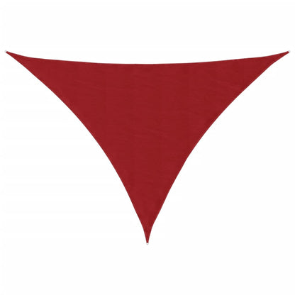 Sunshade Sail Oxford Fabric Triangular 3.5x3.5x4.9 m Red
