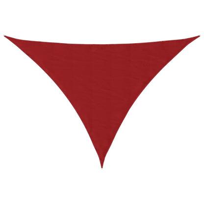 Sunshade Sail Oxford Fabric Triangular 5x5x6 m Red