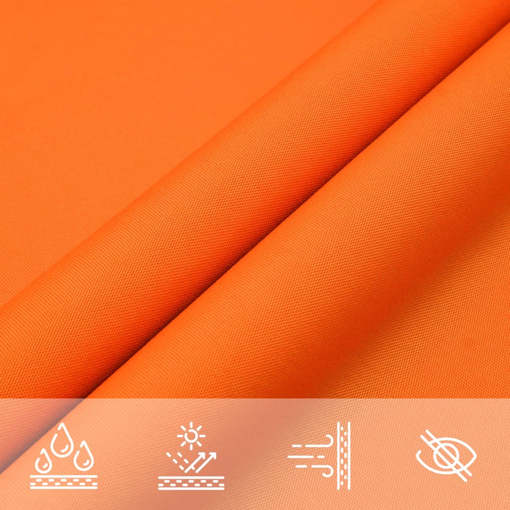 Sunshade Sail Oxford Fabric Square 6x6 m Orange