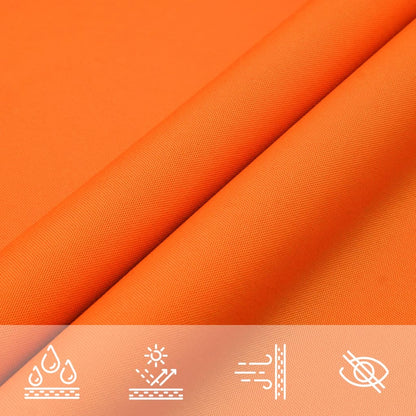 Sunshade Sail Oxford Fabric Square 6x6 m Orange