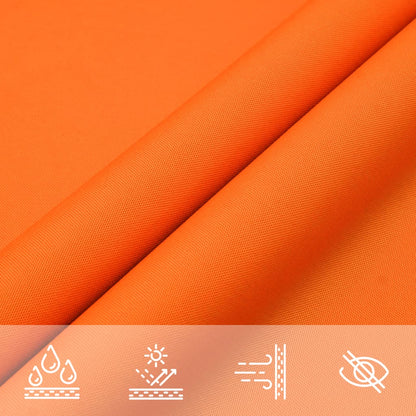 Sunshade Sail Oxford Fabric Square 7x7 m Orange