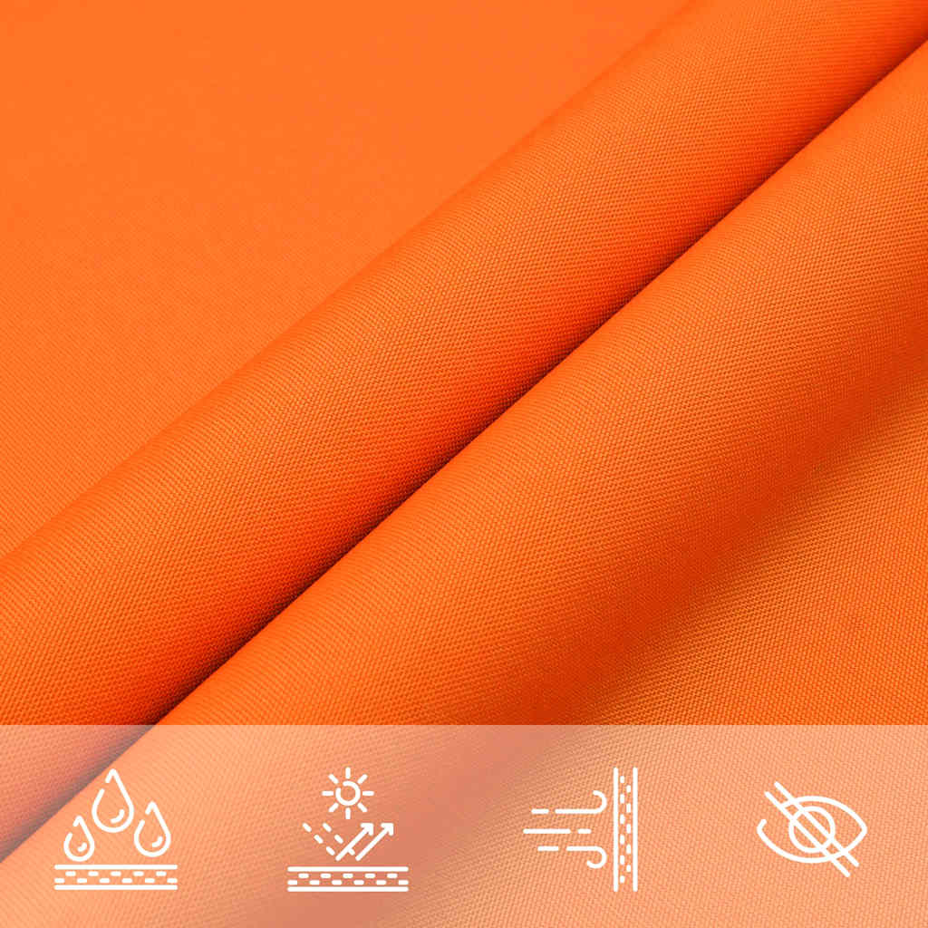 Sunshade Sail Oxford Fabric Rectangular 2x3.5 m Orange