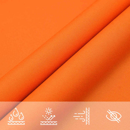 Sunshade Sail Oxford Fabric Rectangular 2x3.5 m Orange