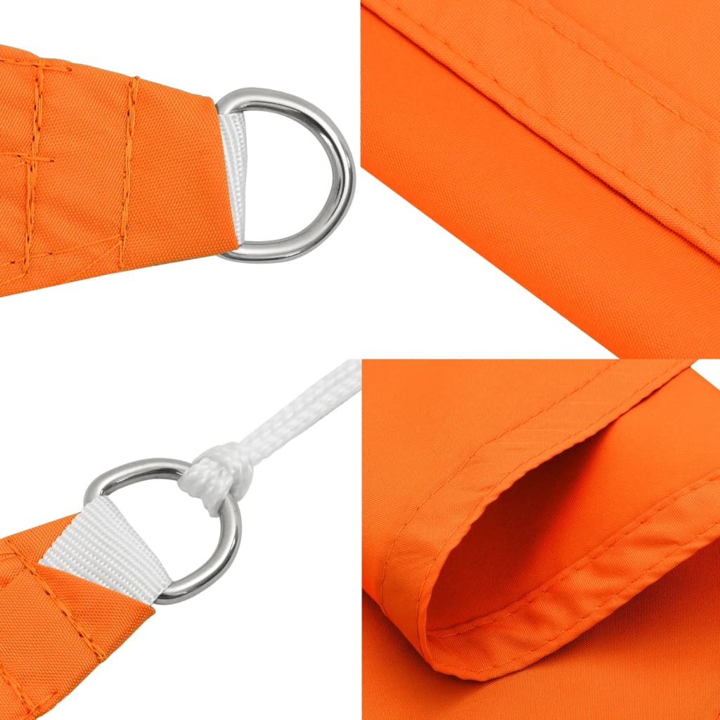 Sunshade Sail Oxford Fabric Rectangular 5x7 m Orange
